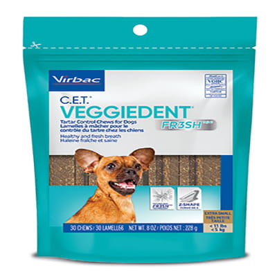 C.E.T.® VEGGIEDENT® FR3SH® Chews for Dogs