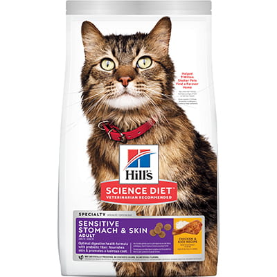 Hill's Science Diet Adult Sensitive Stomach & Skin - Cat Food