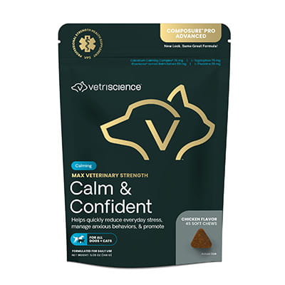 Max Veterinary Strength Calm & Confident Chews for Dogs