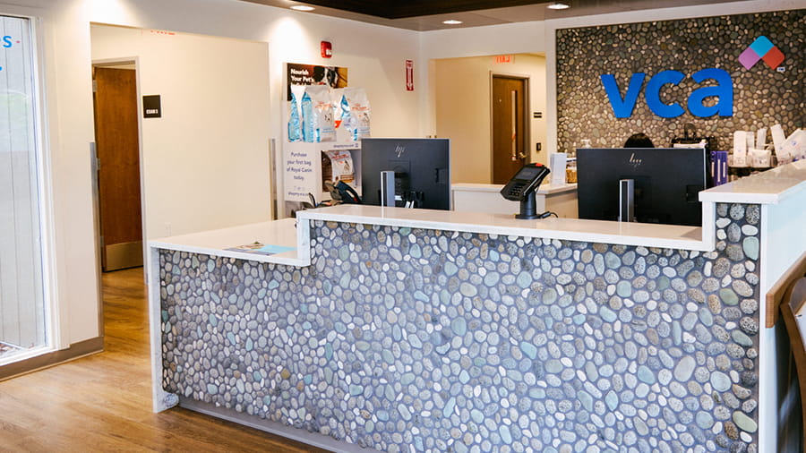 Lobby at VCA North Rockville Animal Hospital