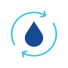 water and arrows icon